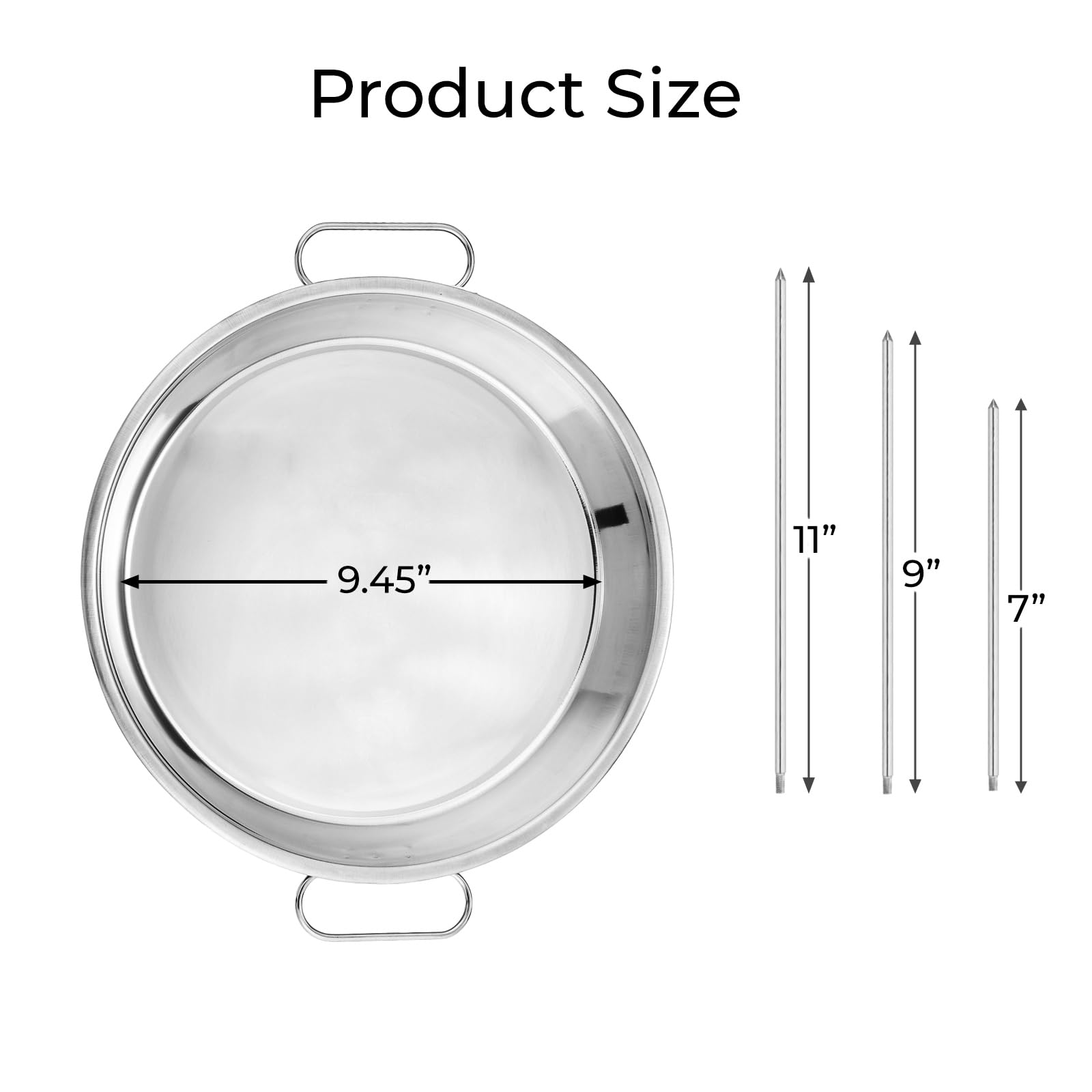 RTT easy-clean brushed stainless pan simplifies cleanup after flavorful meals