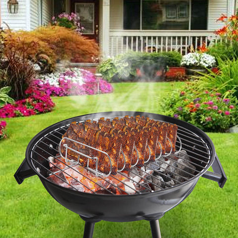 RTT premium rib rack adds organization and flavor to grilling.