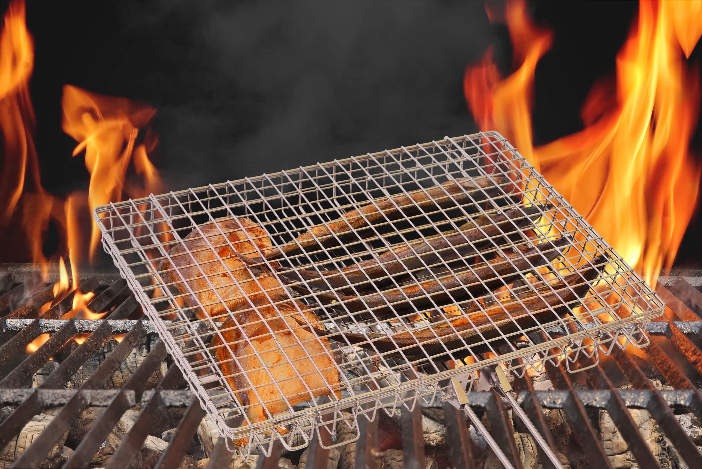 RTT grill basket ideal for camping and as a grilling gift