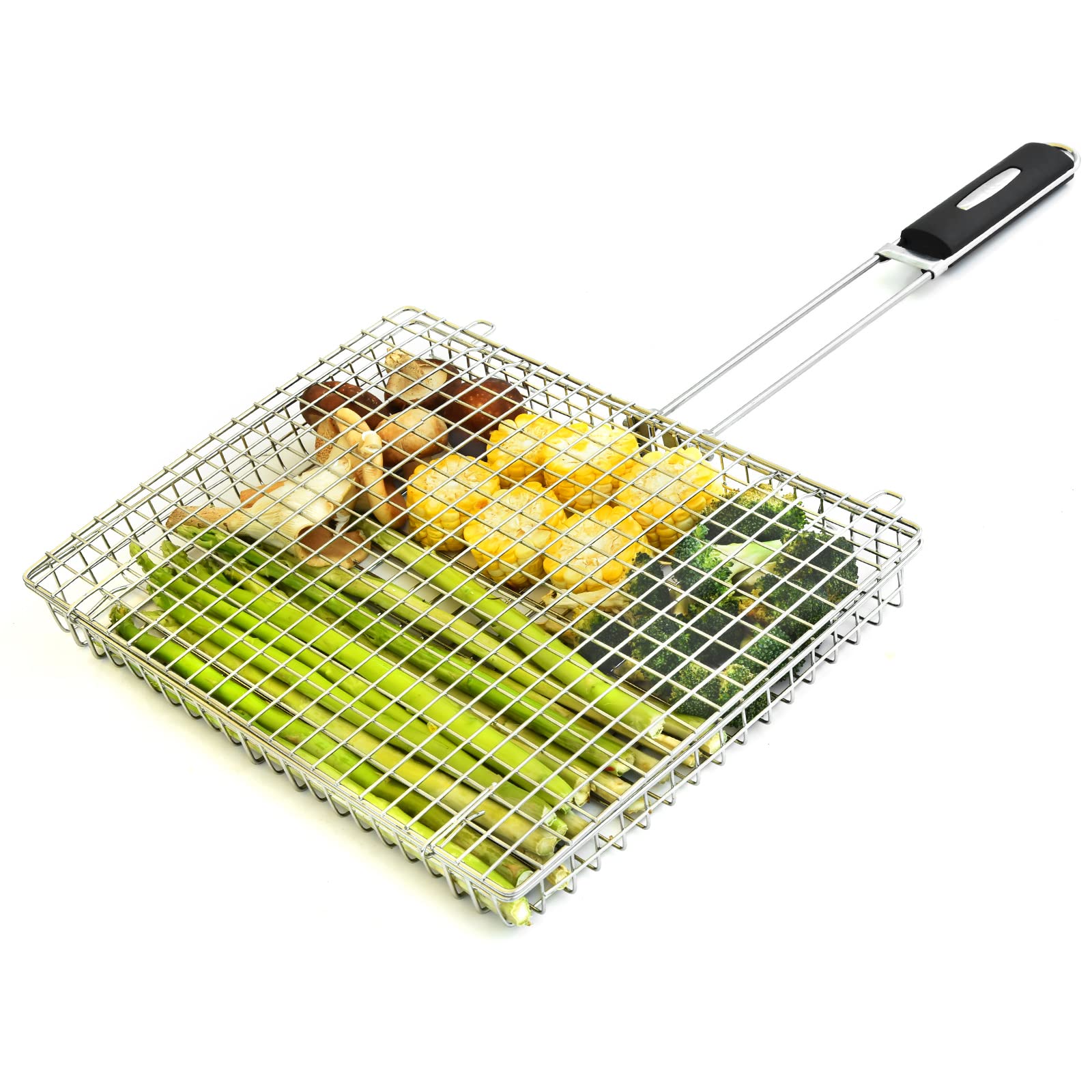 RTT grill basket features an easy flip mechanism for even cooking