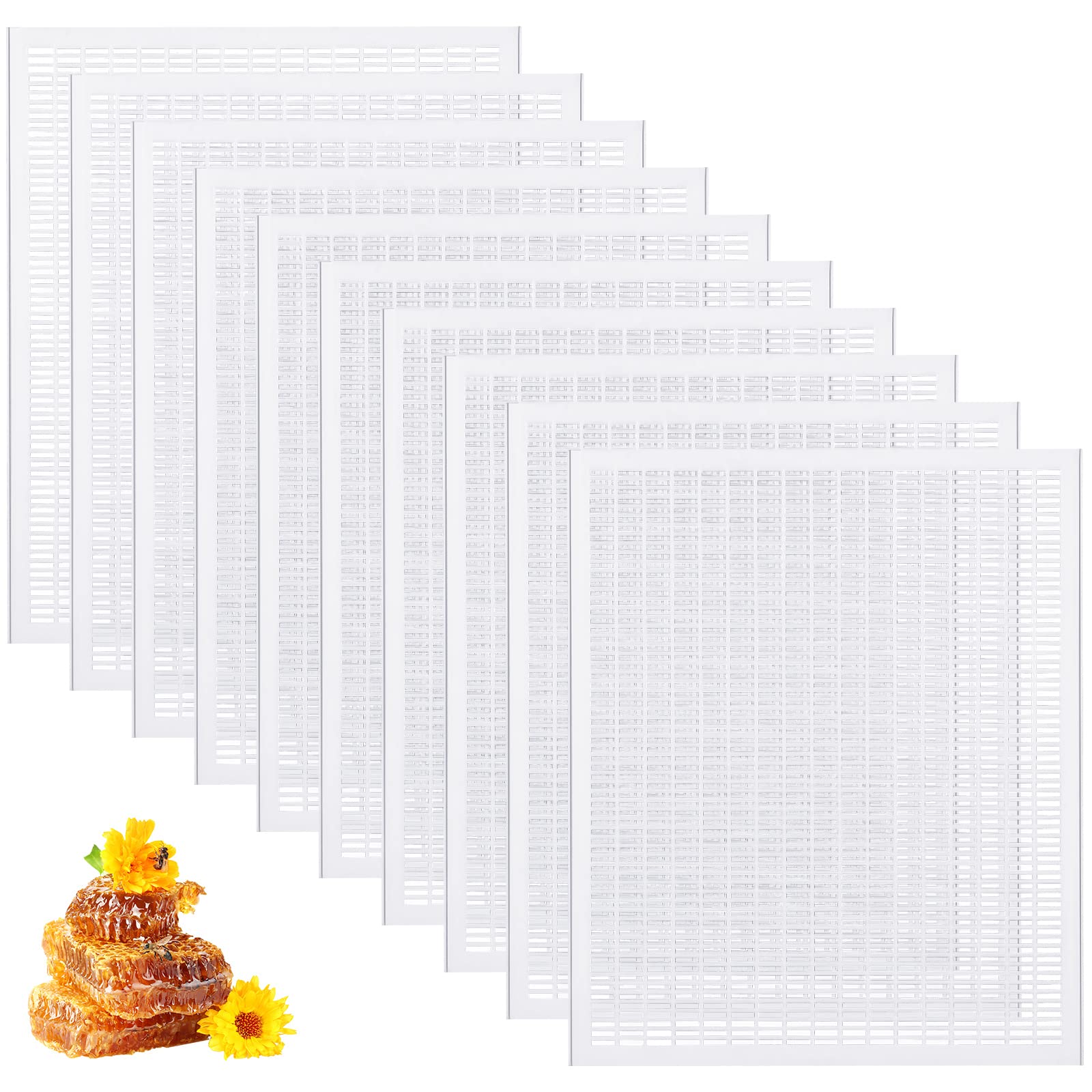 Rtteri 10-frame queen excluder white pack ready for hive setup