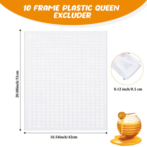 Rtteri queen excluder mesh close-up in white shows fine mesh for precise separation