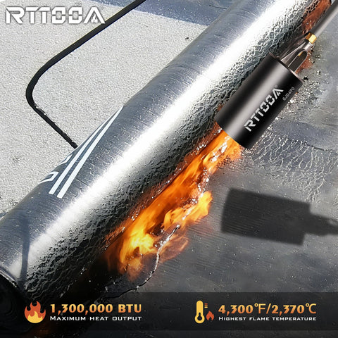 RTTOOA GJD490 weed burner with turbo trigger igniter for quick starts