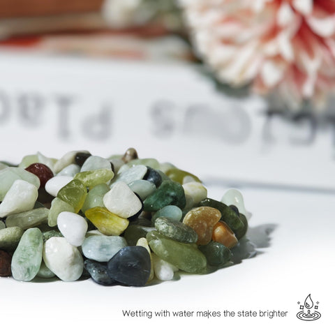 RTUDOPUYT aquarium gravel; vibrant stones add color to fish tanks.