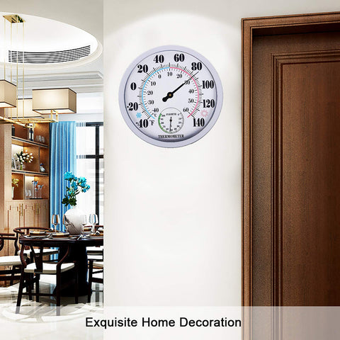 RTWAW acrylic dial thermometer provides clear readings in any lighting.