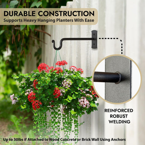 RTZEN decorative post hook for lamps or ornaments indoors or outdoors.
