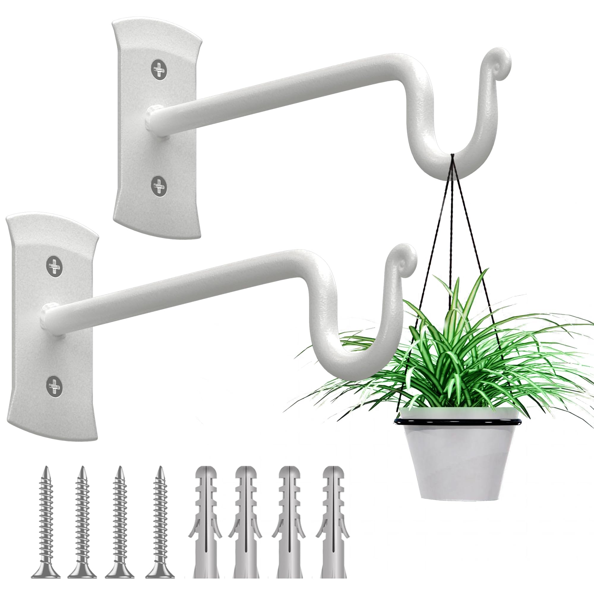 RTZEN white finish complements modern rustic spaces for year round display