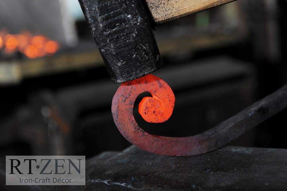 RTZEN wind chime hook creates decorative, rust-resistant outdoor accents
