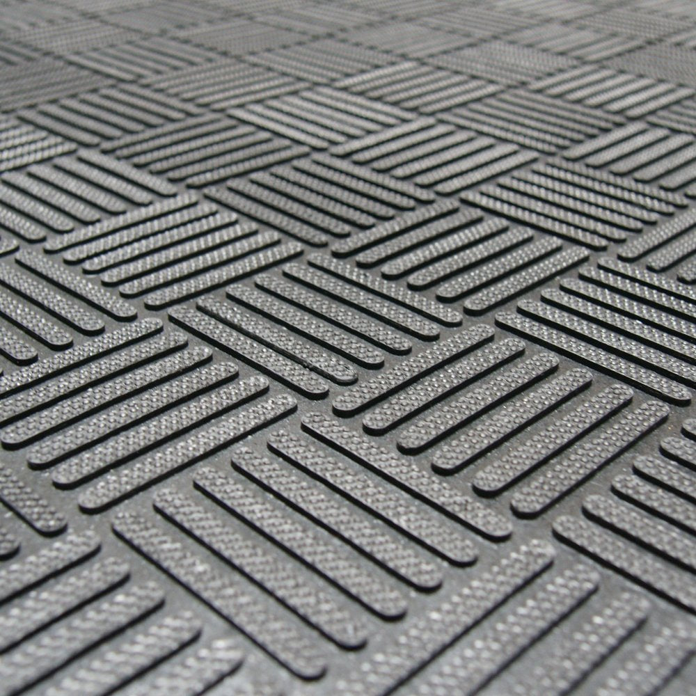 Dura-Scraper Checkered texture close-up demonstrating traction and wear resistance.