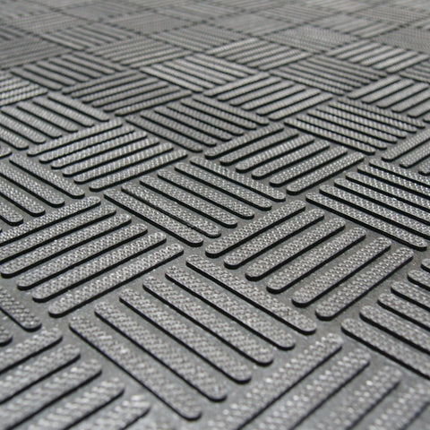 Dura-Scraper Checkered texture close-up demonstrating traction and wear resistance.