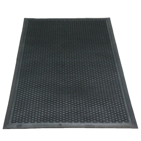 Rubber-Cal Dura-Scraper Linear texture closeup highlights slip resistant surface