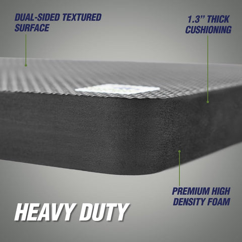 RUGGED RHINO kneeling pad may emit odor at first; air out before use