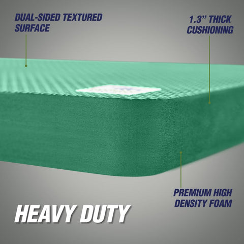 RUGGED RHINO kneeling pad versatile for gardening and auto repair.