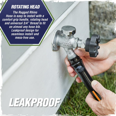 Rugged Rhino universal GHT thread fitment enables quick installation.