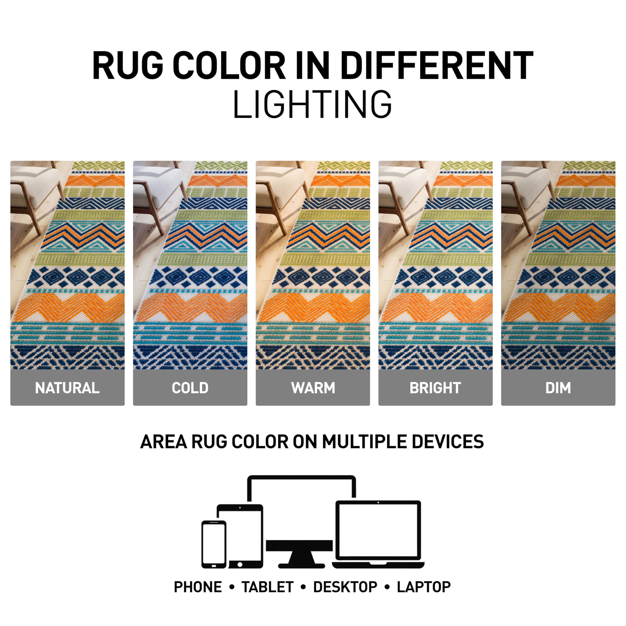 Rugshop Marbella easy-clean care enables quick refreshes.