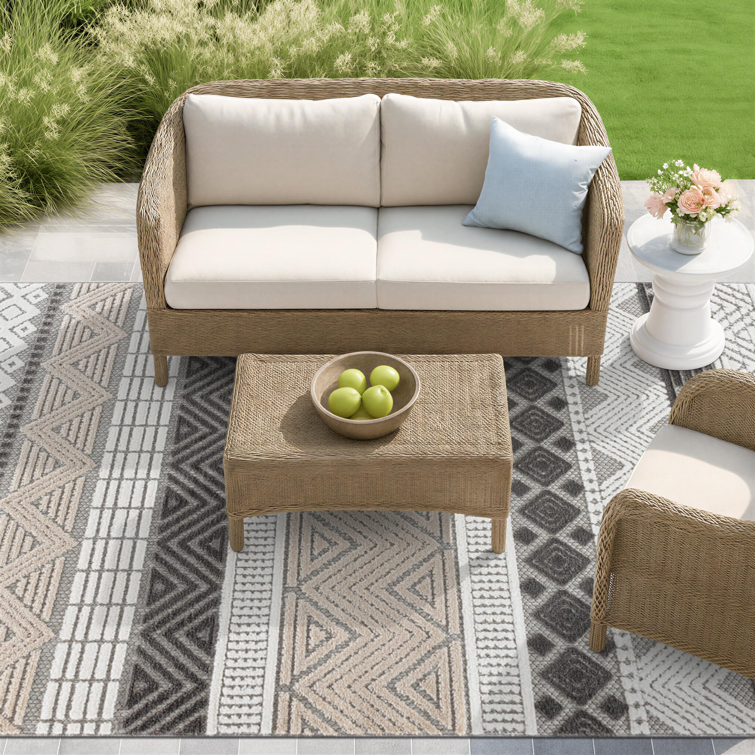 Marbella rug ideal for kitchens, hallways and outdoor lounges