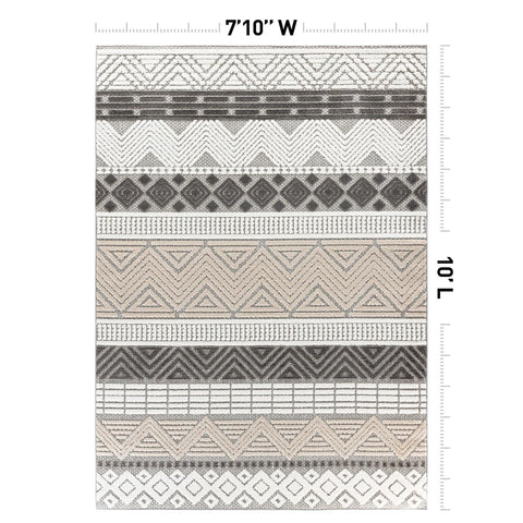 Rugshop Marbella weatherproof outdoor rug for sun and rain resistance