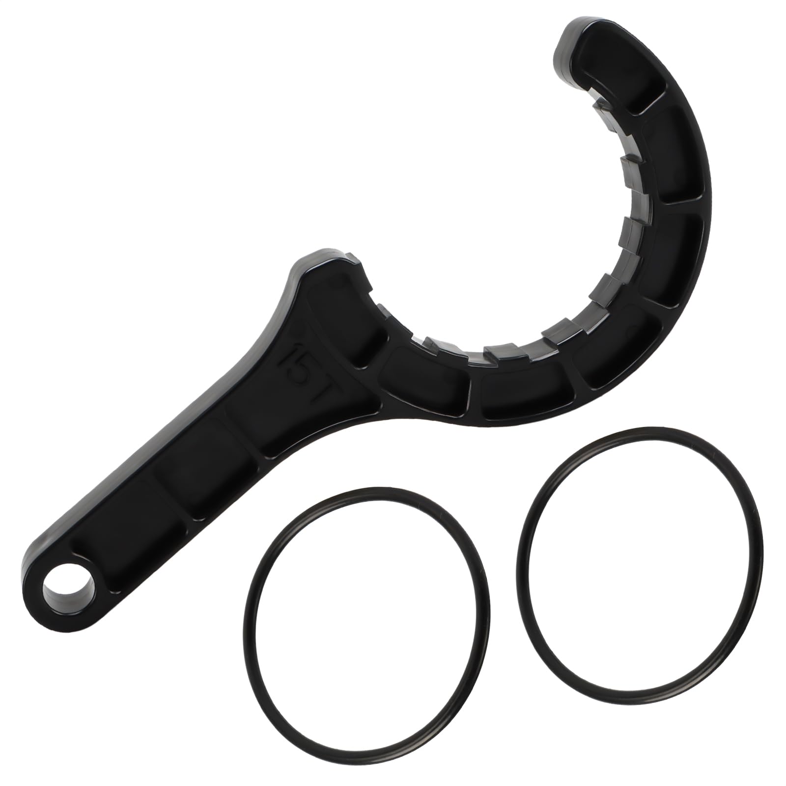 RUHUALIFE upgraded salt cell wrench closeup shows durable PC+ABS construction for lasting use.