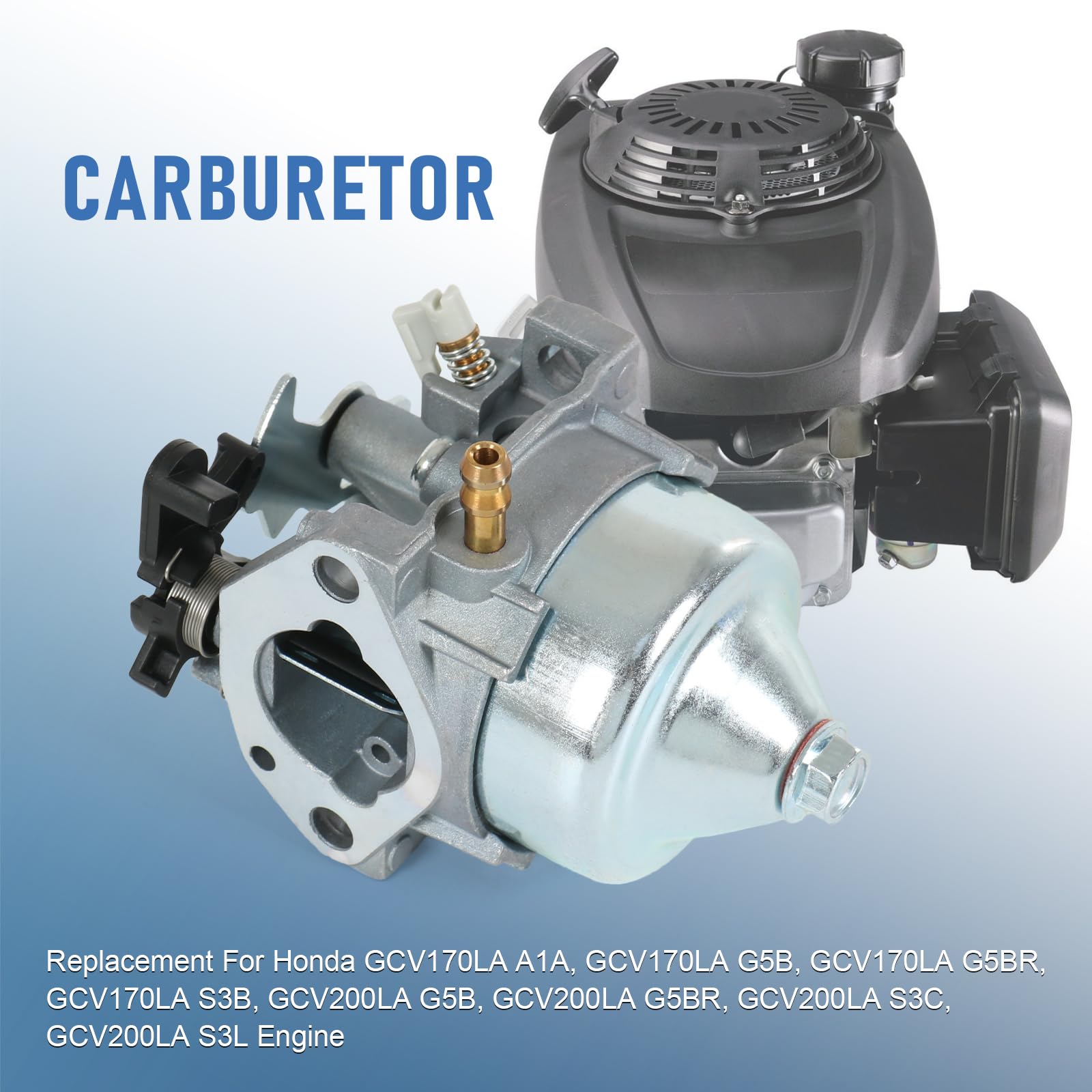RUIANOMG air filter included for cleaner intake and engine protection
