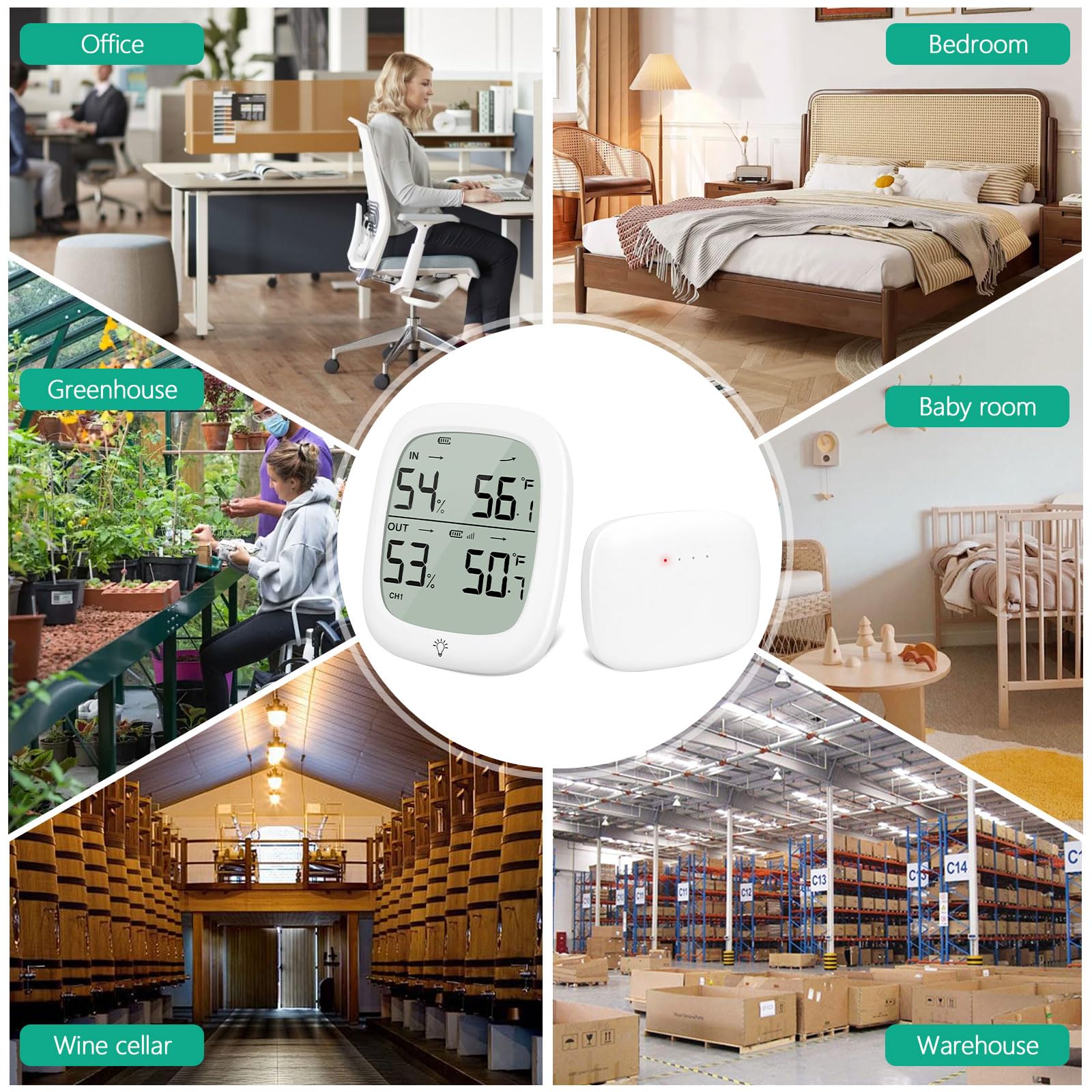 RUIKORING 2-7inch backlit display makes quick checks easy day and night.