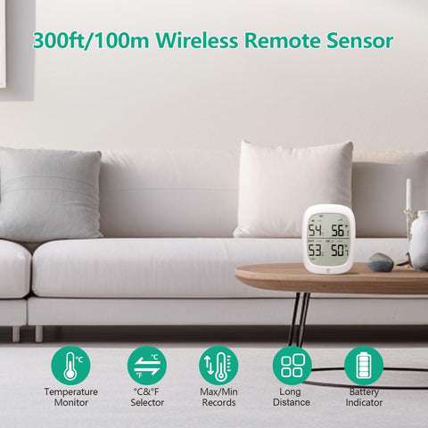 RUIKORING IP66 weatherproof sensor stands up to rain and dust.