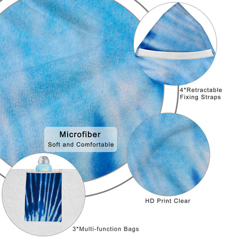 Ruikyhom exquisite print lounge chair cover adds colorful style.