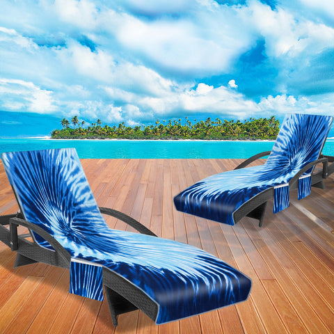 Ruikyhom lounge chair cover pocket design keeps essentials handy.