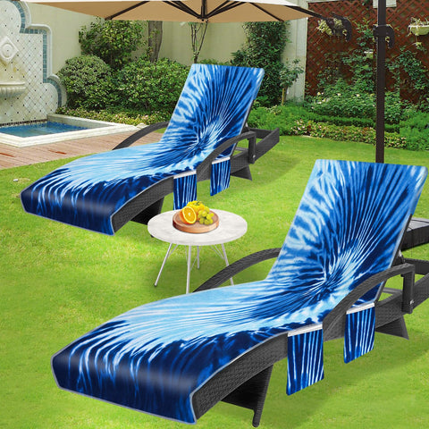 Ruikyhom machine-washable lounge towel cover for easy care.