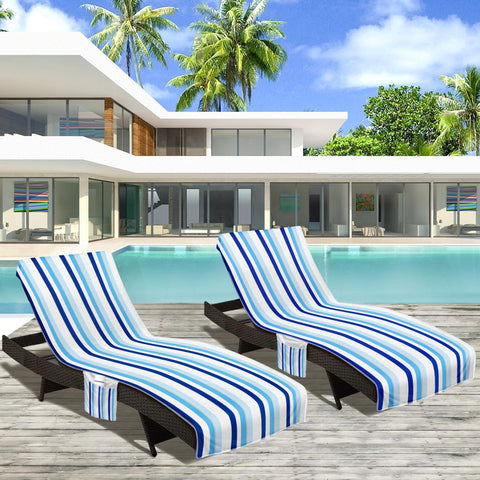 Ruikyhom machine-washable lounge chair cover for easy care.