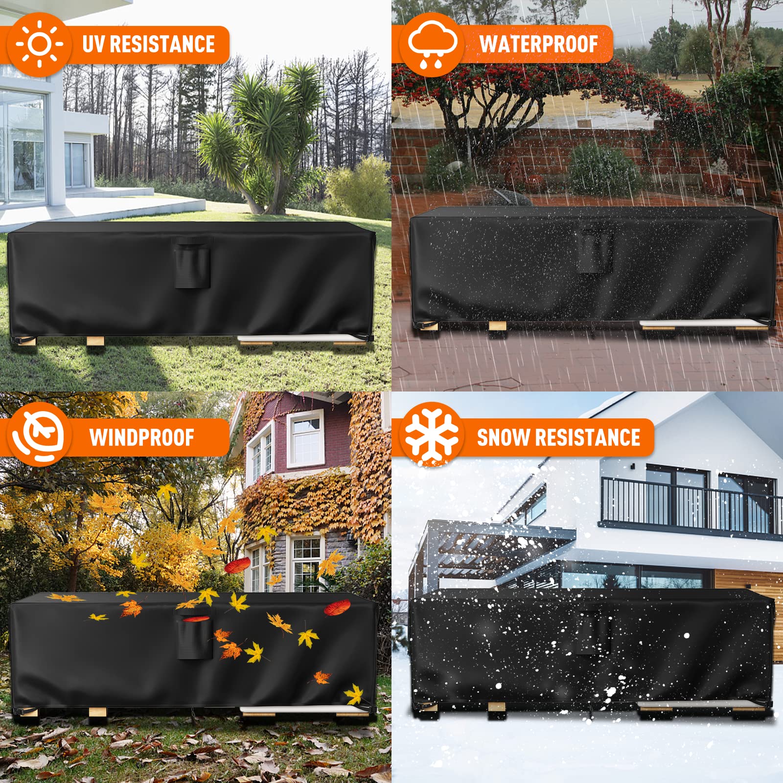 Ruimoy fits coffee tables, benches, and dining sets for versatile protection