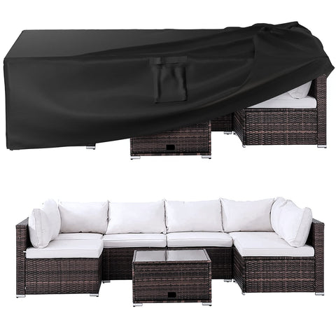 Ruimoy patio cover universal-108-82 fit protecting large outdoor sets from rain and sun