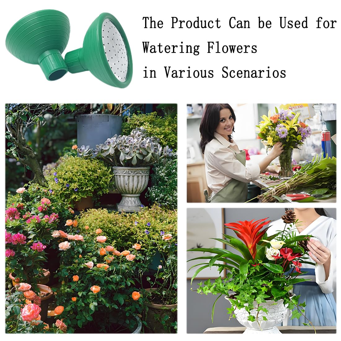 Ruinuonice Universal-fit design for most watering can spouts