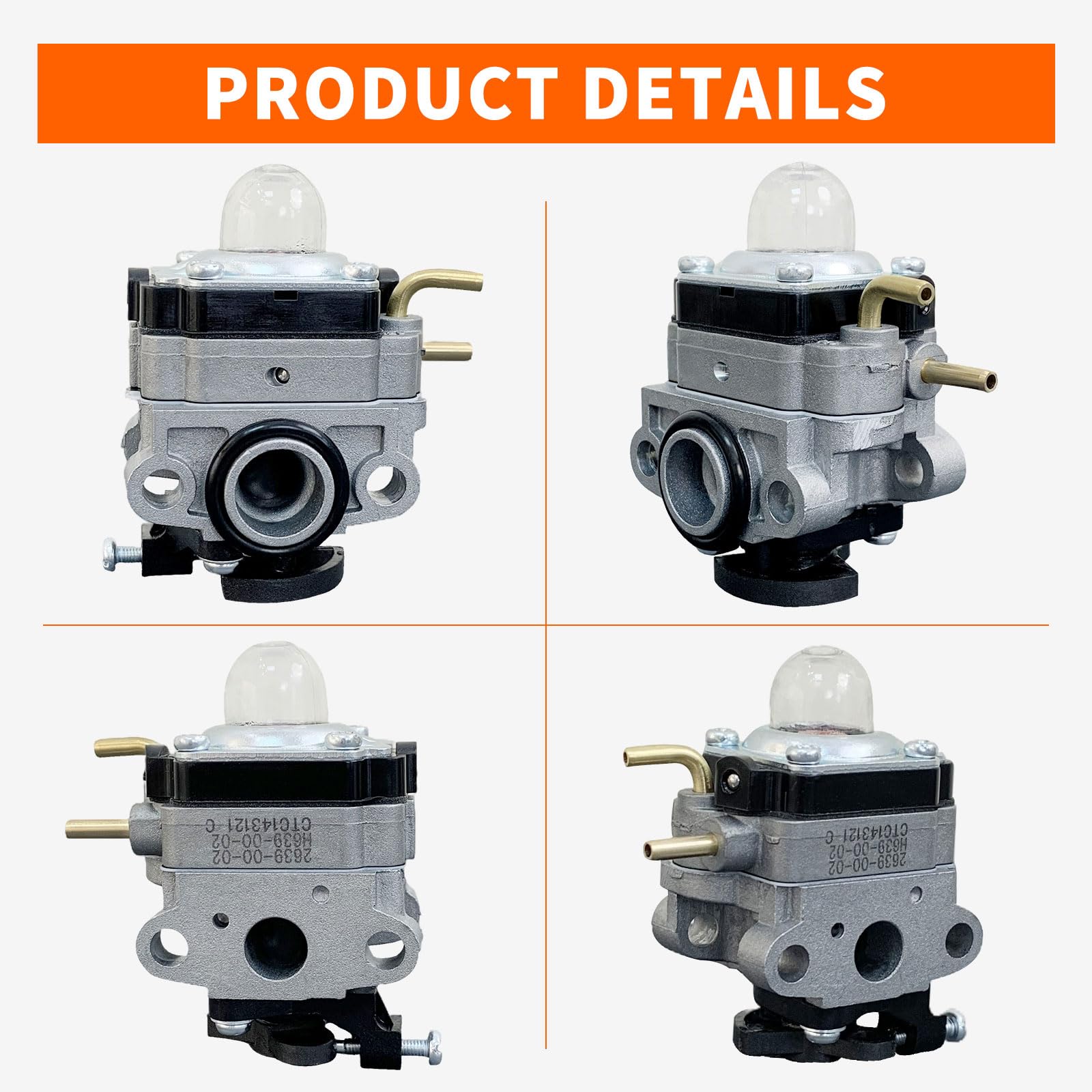 Ruixing 2-cycle 25cc trimmer parts ready for quick maintenance