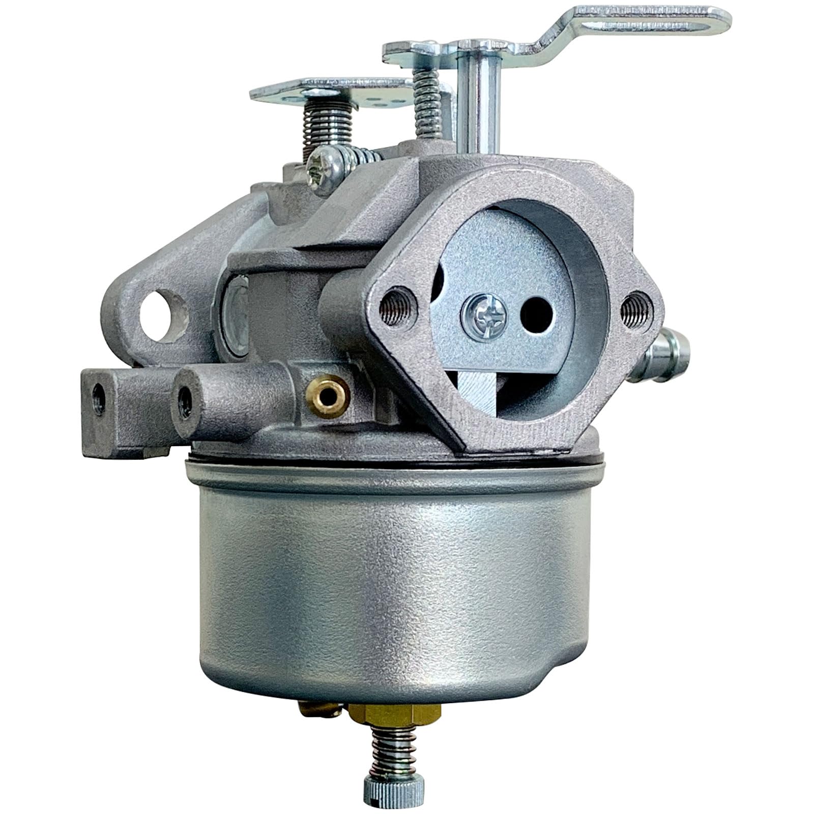 Ruixing 640052 carburetor mounted on snow blower during installation