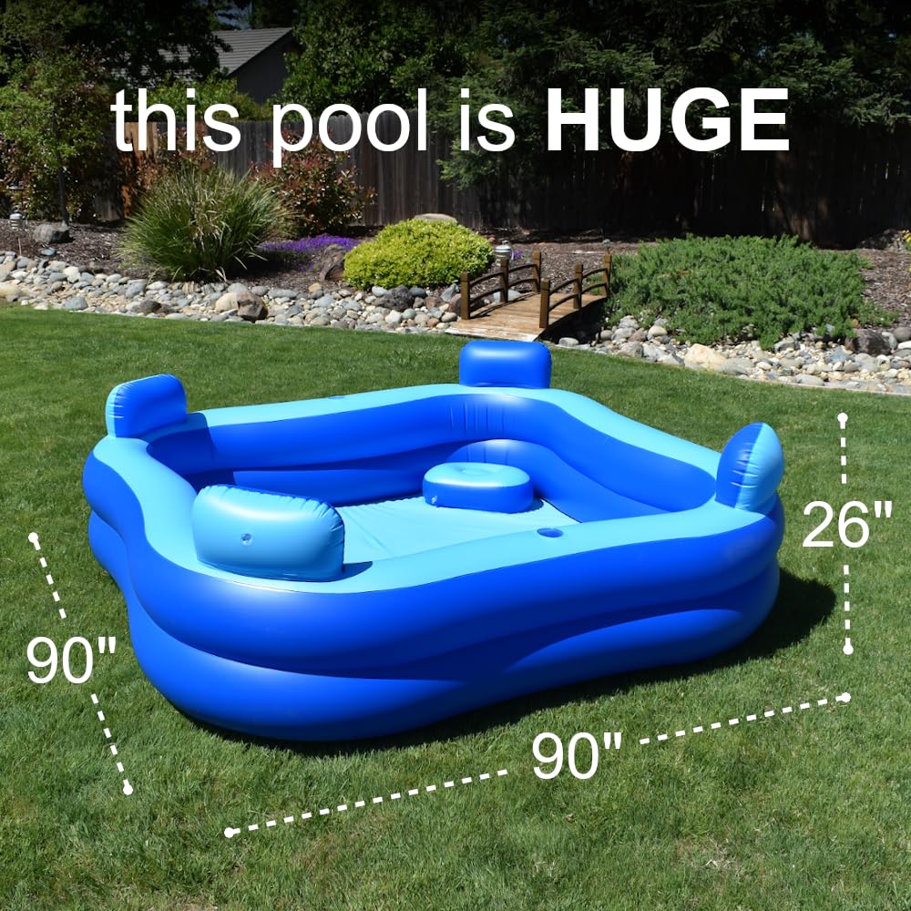 Rukala durable PVC construction supports long-lasting backyard fun