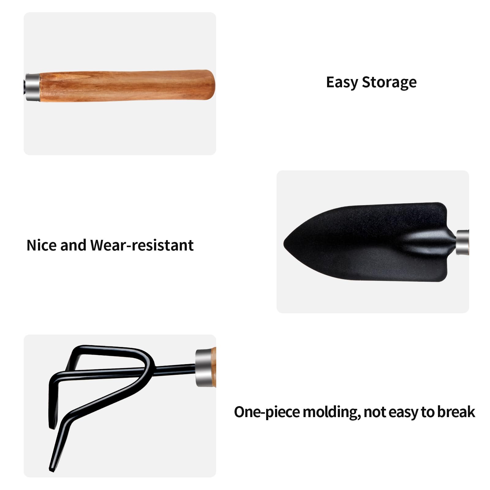 Rukinovi rustproof coating protects tools during moist plant care sessions.