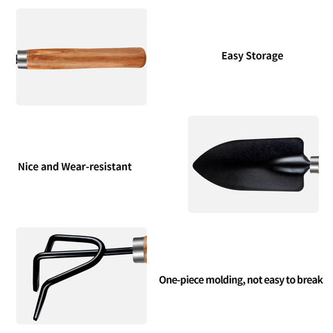 Rukinovi rustproof coating protects tools during moist plant care sessions.