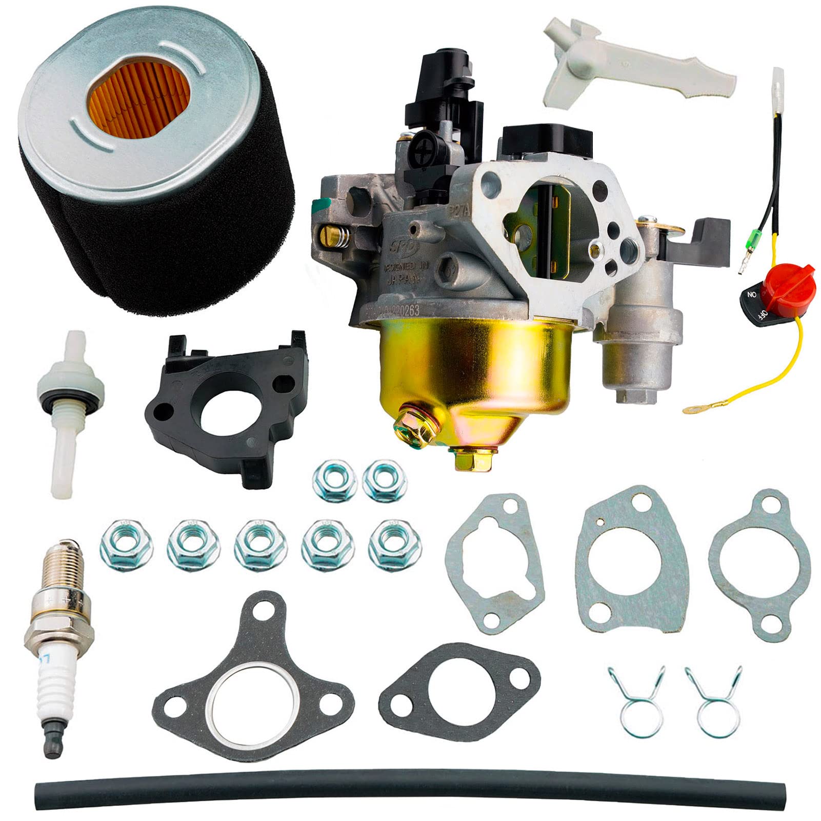 Ruma adjustable carburetor sediment bowl close-up showing fuel filtration benefit