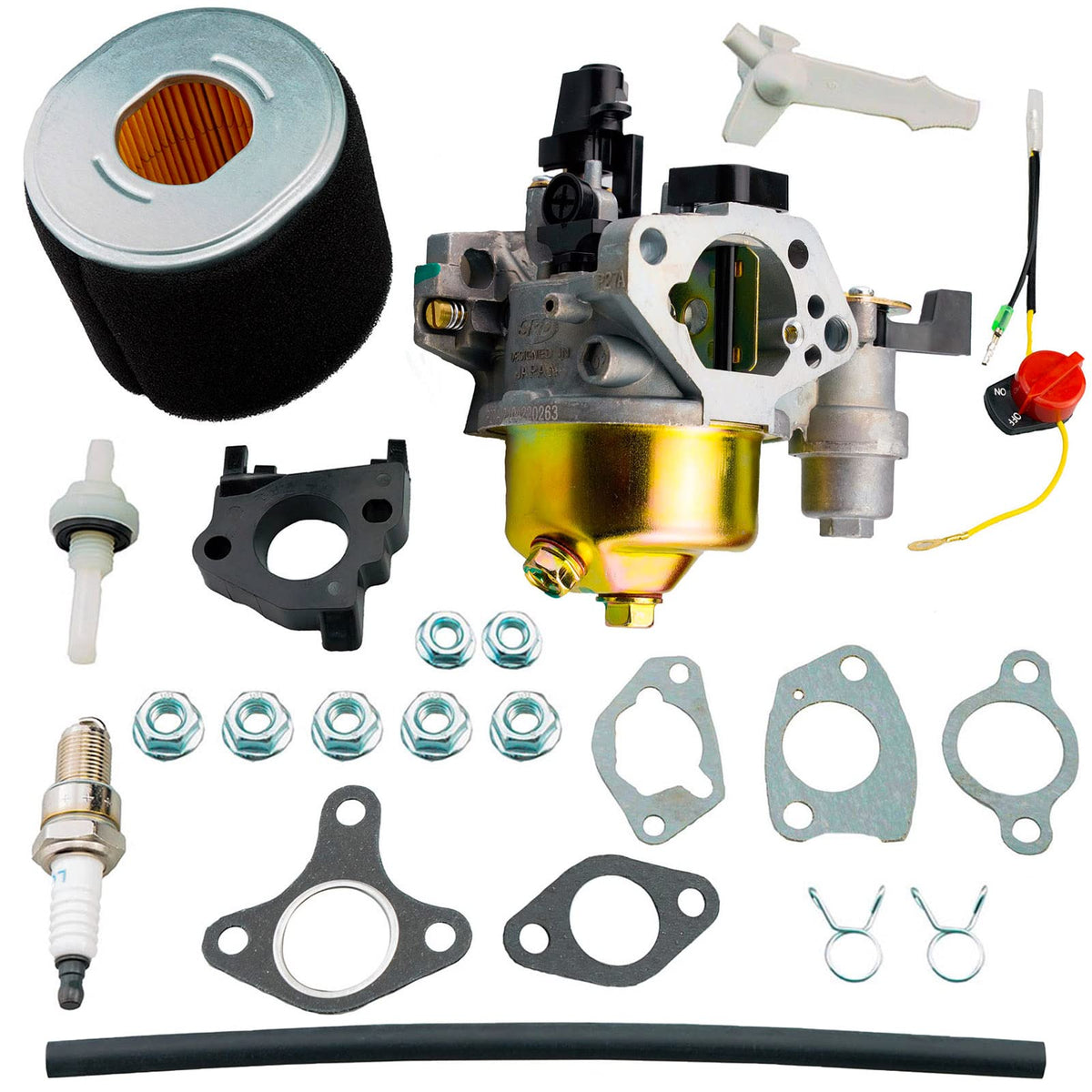 Ruma adjustable carburetor sediment bowl close-up showing fuel filtration benefit