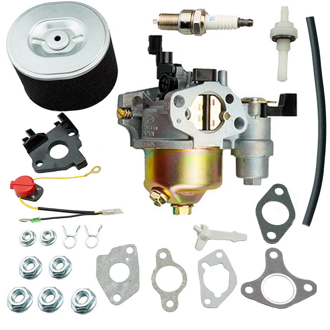 Ruma adjustable carburetor with sediment bowl improves fuel filtration for GX240 GX270 engines