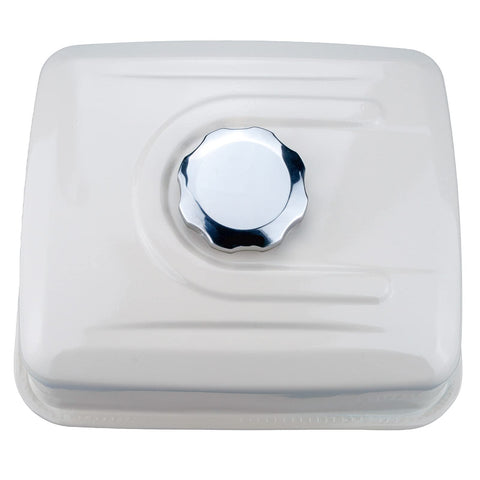 Ruma fuel tank kit for Honda GX340, side view, easy installation with included bolts and cap.