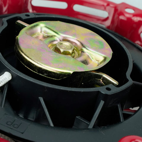 Ruma GX390 recoil starter assembly shown, enables easy pull starts during maintenance
