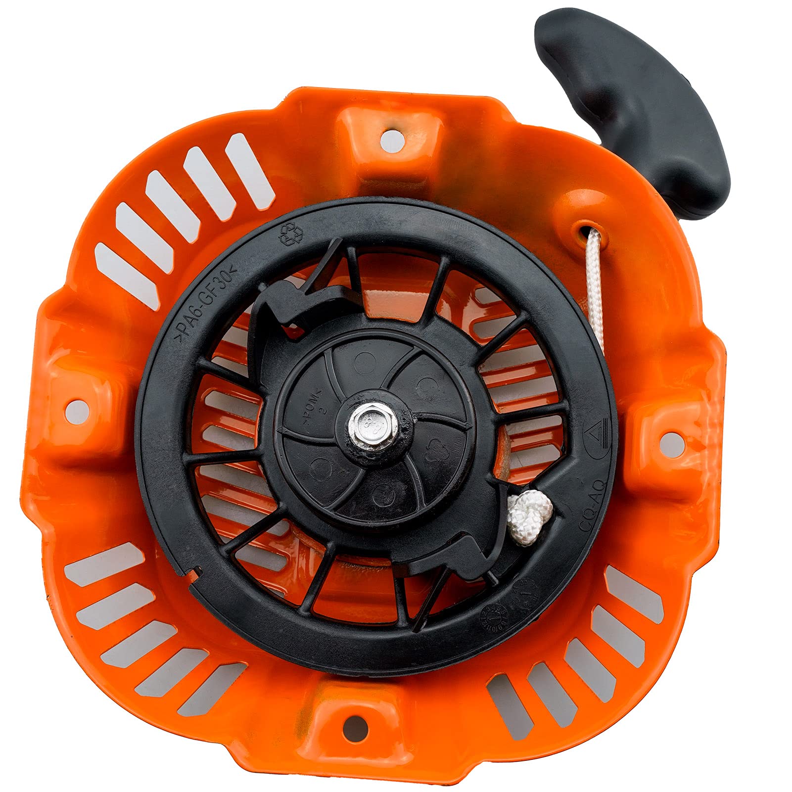 Ruma replacement pull start packaging indicating simple swap and reduced downtime