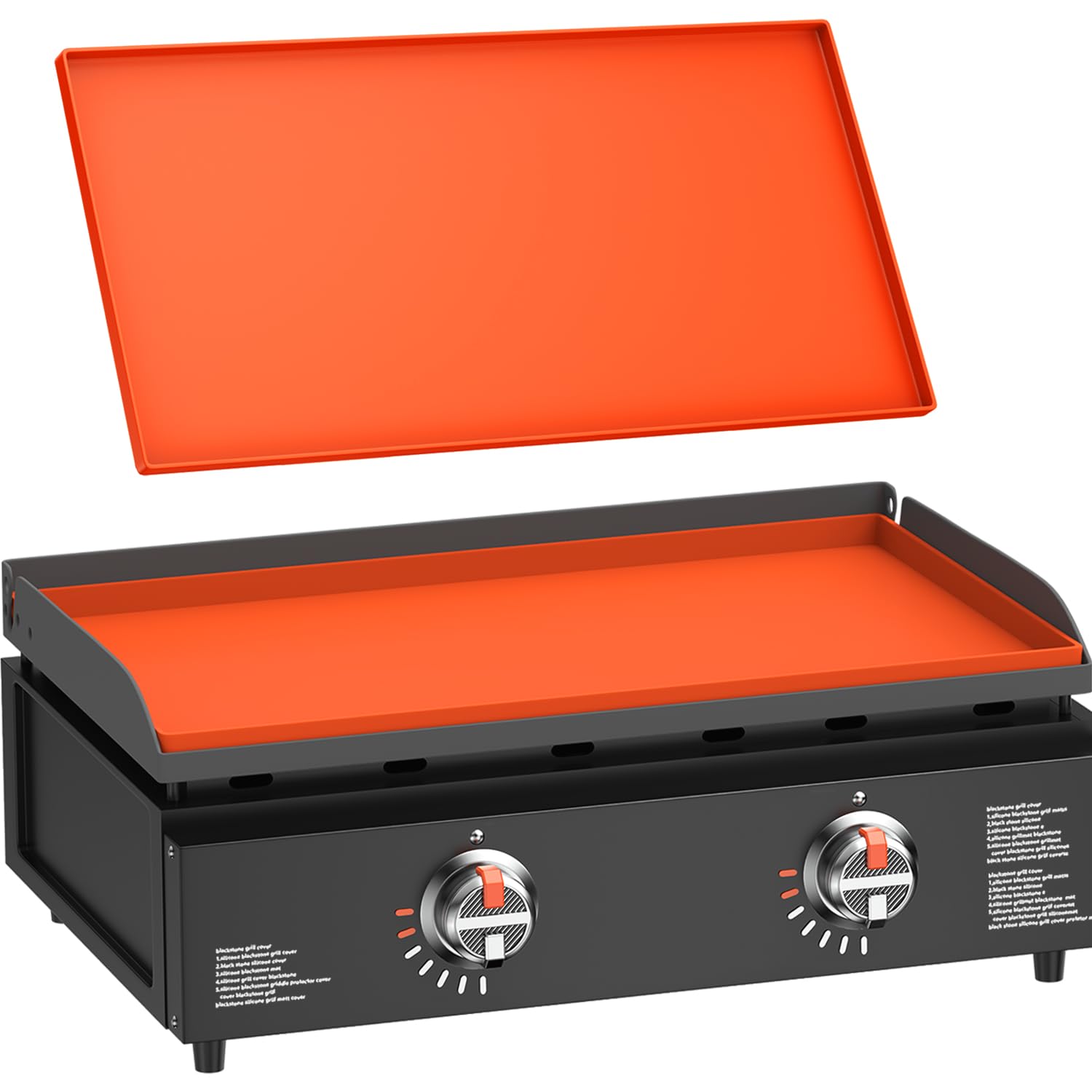 Rumlick 22-inch silicone griddle mat cover on Blackstone guarding from dust and moisture