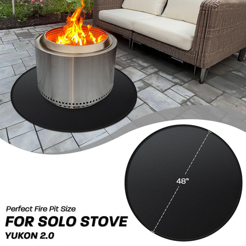 Rumlick portable, foldable mat is ideal for camping and portable fires.