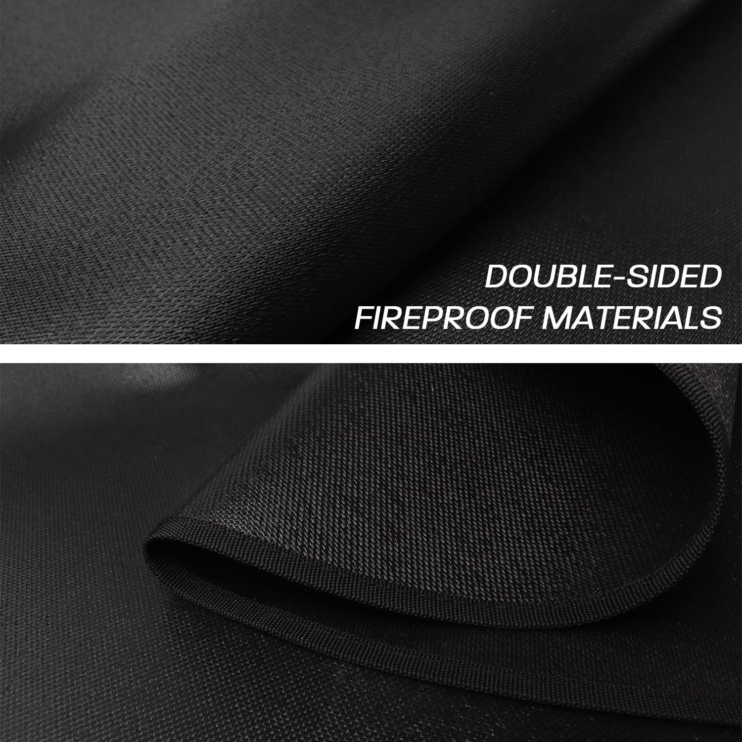 Rumlick fireproof fiberglass surface withstands high heat up to 1050°F while protecting surfaces.