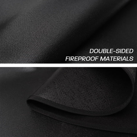 Rumlick fireproof fiberglass surface withstands high heat up to 1050°F while protecting surfaces.