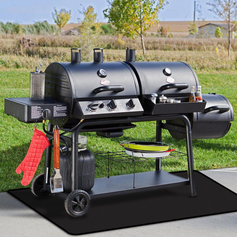 Rumlick patio protection mat shields surfaces during cooking