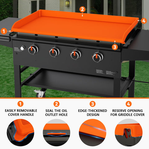 Rumlick silicone mat is easy to wipe clean after grilling sessions