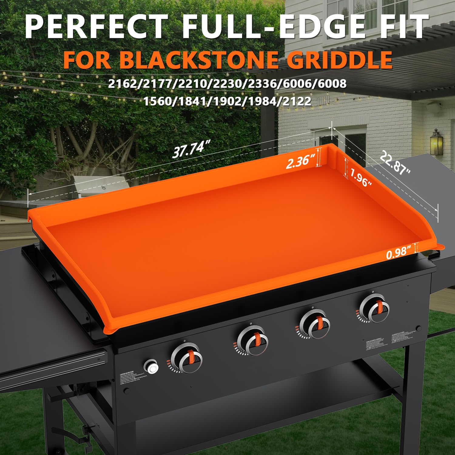 Rumlick griddle cover waterproof surface keeps rain away on outdoor cookout